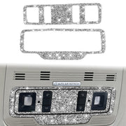 For Ford Mustang Mach E 2021 Car Reading Light Button Diamond Decorative Sticker