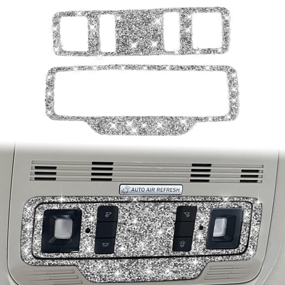 For Ford Mustang Mach E 2021 Car Reading Light Button Diamond Decorative Sticker