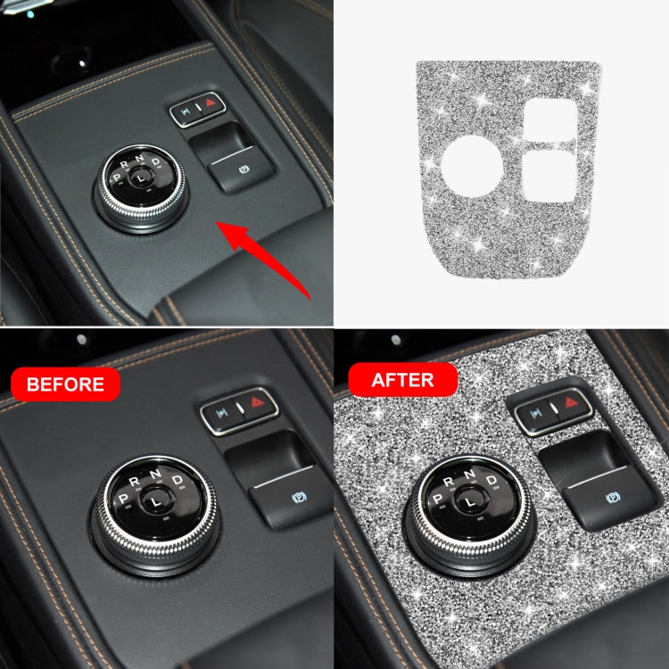 For Ford Mustang Mach E 2021 Car Gear Panel Diamond Decorative Sticker