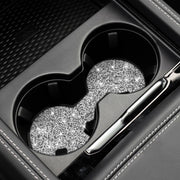 For Ford Mustang Mach E 2021 Car Large Cup Base Diamond Decorative Sticker