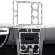 For Ford Mustang 2005-2009 Car Air Conditioning Control Panel Diamond Decorative Sticker, Left Drive
