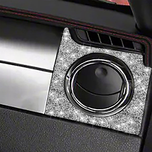 For Ford Mustang 2005-2009 Car Right Air Outlet Diamond Decorative Sticker, Left Drive