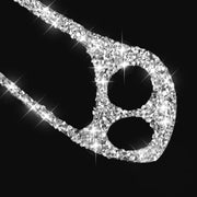 For Chevrolet Corvette C5 1998-2004 2 in 1 Both Sides of Car Speedometer Diamond Decorative Sticker, Left Drive