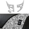 For Chevrolet Corvette C6 2005-2013 Car Door Lock Panel Diamond Decorative Sticker, Left Drive - Car Interior Mouldings by PMC TechLife | Online Shopping South Africa | PMC TechLife | Buy Now Pay Later Mobicred