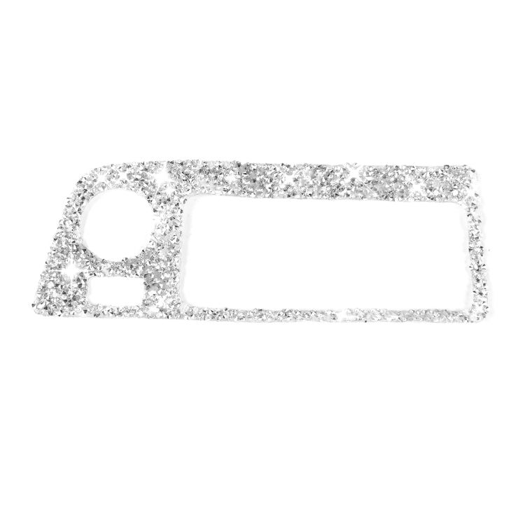 For Chevrolet Corvette C7 2014-2019 Car Headlight Switch Frame Diamond Decorative Sticker, Left Drive