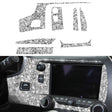 For Chevrolet Corvette C7 2014-2019 7 in 1 Car Central Control Panel Diamond Decorative Sticker, Left Drive - Car Interior Mouldings by PMC TechLife | Online Shopping South Africa | PMC TechLife | Buy Now Pay Later Mobicred