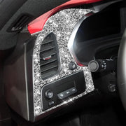 For Chevrolet Corvette C7 2014-2019 Car Left Air Outlet Panel Diamond Decorative Sticker, Left Drive