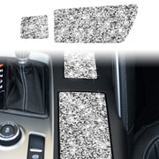 For Chevrolet Corvette C7 2014-2019 Car Cup Holder Cover Diamond Decorative Sticker, Left Drive