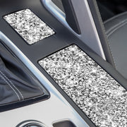 For Chevrolet Corvette C7 2014-2019 Car Cup Holder Cover Diamond Decorative Sticker, Left Drive