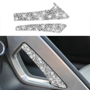 For Chevrolet Corvette C7 2014-2019 Car Center Arm Rest Diamond Decorative Sticker, Left Drive