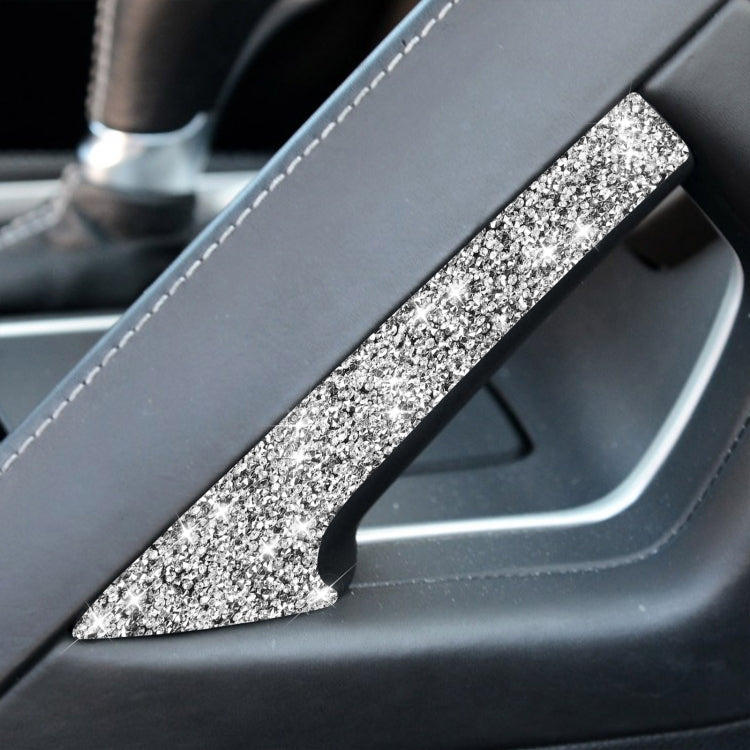 For Chevrolet Corvette C7 2014-2019 Car Center Arm Rest Diamond Decorative Sticker, Left Drive