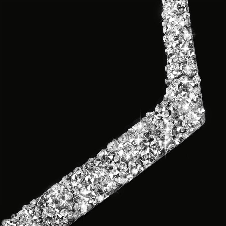 For Chevrolet Corvette C7 2014-2019 Car Door Speaker Frame Diamond Decorative Sticker, Left Drive