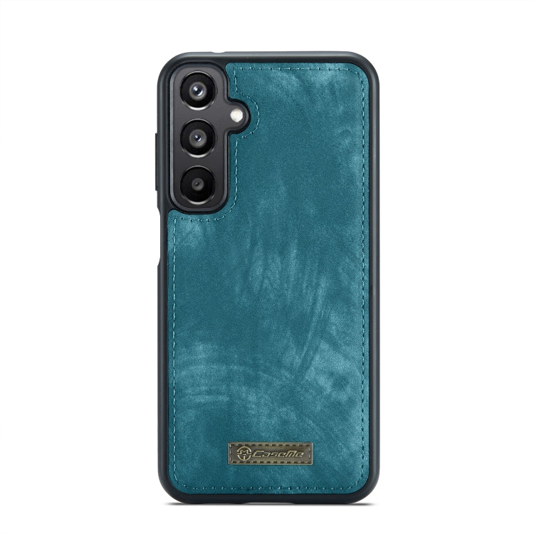 For Samsung Galaxy A15 5G CaseMe 008 Multifunctional Zipper Wallet Leather Phone Case with Lanyard(Blue)