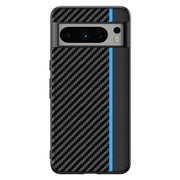 For Google Pixel 9 Ultra-thin Carbon Fiber Texture Printing Phone Case(Black Blue)