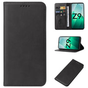 For vivo iQOO Z9 Magnetic Closure Leather Phone Case(Black)