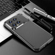 For Xiaomi 14 Carbon Fiber Texture Shockproof TPU Phone Case(Black) - Xiaomi Cases by PMC TechLife | Online Shopping South Africa | PMC TechLife