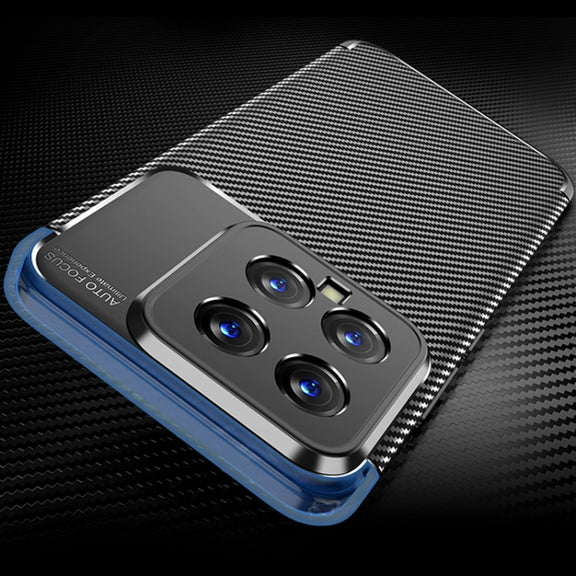 For Xiaomi 14 Carbon Fiber Texture Shockproof TPU Phone Case(Black)