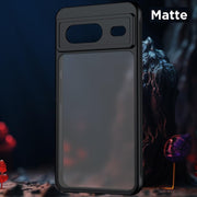 For Google Pixel 9 Ultra-thin Translucent PC+TPU Phone Case(Black)