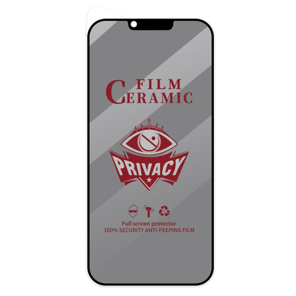 For iPhone 13 Pro Max / 14 Plus Full Coverage HD Privacy Ceramic Film