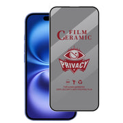 For iPhone 16 Full Coverage HD Privacy Ceramic Film