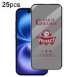 For iPhone 16 25pcs Full Coverage HD Privacy Ceramic Film - iPhone 16 Tempered Glass by PMC TechLife | Online Shopping South Africa | PMC TechLife | Buy Now Pay Later Mobicred