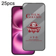 For iPhone 16 Plus 25pcs Full Coverage HD Privacy Ceramic Film - iPhone 16 Plus Tempered Glass by PMC TechLife | Online Shopping South Africa | PMC TechLife | Buy Now Pay Later Mobicred