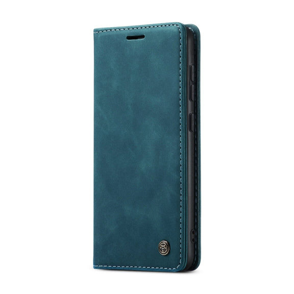 For Samsung Galaxy S24+ 5G CaseMe 013 Multifunctional Horizontal Flip Leather Phone Case(Blue)