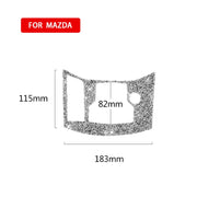 For Mazda CX-5 2017-2018 Car Electronic Handbrake Panel Diamond Decorative Sticker, Left Drive