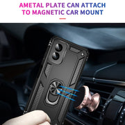 For Motorola Moto G Power 5G 2024 Shockproof TPU + PC Phone Case with Holder(Black)