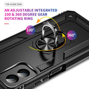 For Motorola Moto G Power 5G 2024 Shockproof TPU + PC Phone Case with Holder(Black)