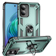 For Motorola Moto G Play 4G 2024 Shockproof TPU + PC Phone Case with Holder(Dark Green) - Motorola Cases by PMC Jewellery | Online Shopping South Africa | PMC Jewellery | Buy Now Pay Later Mobicred