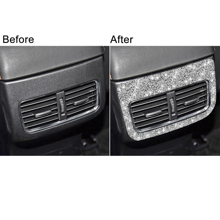 For Mazda CX-5 2017-2018 Car Rear Exhaust Vent Diamond Decorative Sticker,Left and Right Drive Universal