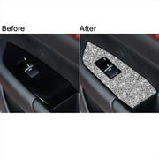 For Mazda CX-5 2017-2018 Car Window Button Panel Diamond Decorative Sticker, Right Drive