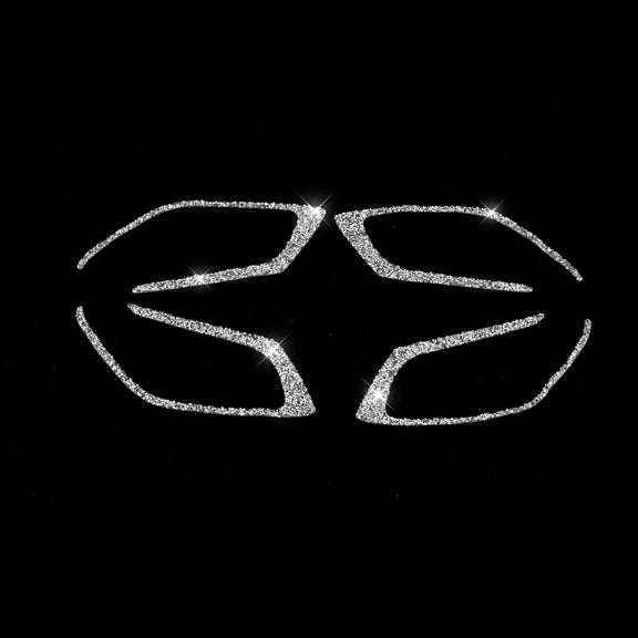 For Mazda CX-5 2017-2018 Car Interior Door Handle Diamond Decorative Sticker,Left and Right Drive Universal