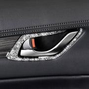 For Mazda CX-5 2017-2018 Car Interior Door Handle Diamond Decorative Sticker,Left and Right Drive Universal