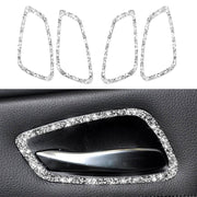 Car Door Handle Frame Diamond Decorative Sticker for BMW 3 Series E90 2005-2012, Modified 320i / 318i / 325i