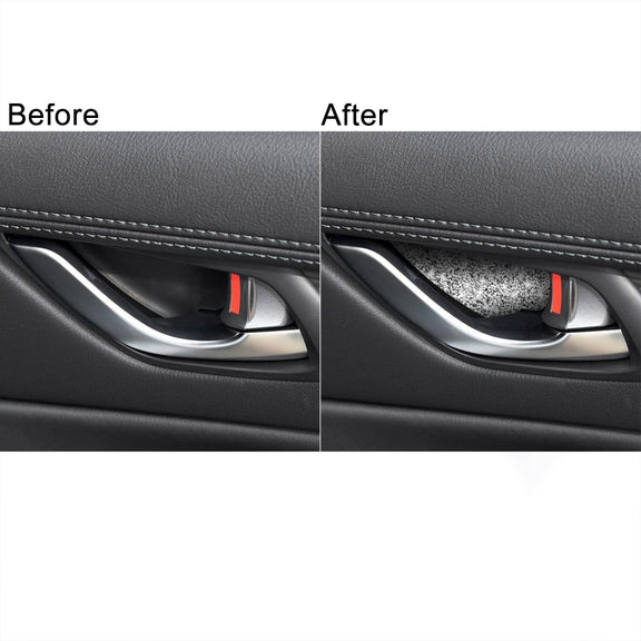 For Mazda CX-5 2017-2018 Car Inner Door Bowl Diamond Decorative Sticker,Left and Right Drive Universal