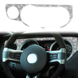 For Ford Mustang 2009-2013 3pcs Car Left Air Outlet Dashboard Diamond Decoration Sticker, Left Hand Drive - Car Interior Mouldings by PMC TechLife | Online Shopping South Africa | PMC TechLife | Buy Now Pay Later Mobicred