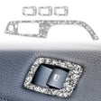 For BMW 3 Series E90 / 320i / 325i 2005-2012 Car Window Lift Panel 35.8cm Diamond Decorative Sticker, Left Drive - Car Interior Mouldings by PMC TechLife | Online Shopping South Africa | PMC TechLife | Buy Now Pay Later Mobicred
