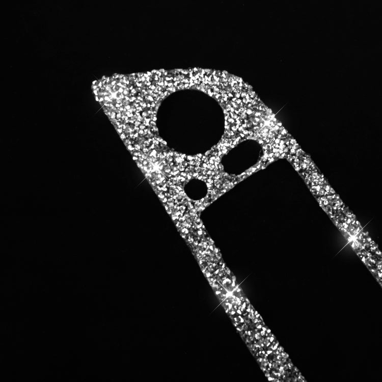 For BMW 3 Series E92 2005-2012 Car Window Lift Panel with Folding Key 40.4cm Diamond Decorative Sticker, Left Drive