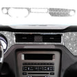 For Ford Mustang 2009-2013 7pcs Car Central Control Dashboard Diamond Decoration Sticker, Left Hand Drive - Car Interior Mouldings by PMC TechLife | Online Shopping South Africa | PMC TechLife | Buy Now Pay Later Mobicred