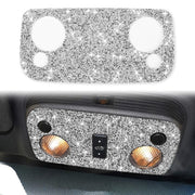 For Ford Mustang 2009-2013 2pcs Car Reading Light Diamond Decoration Sticker, Left Hand Drive
