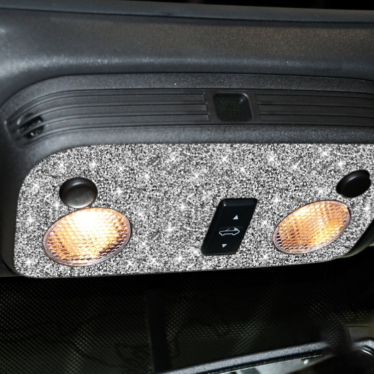 For Ford Mustang 2009-2013 2pcs Car Reading Light Diamond Decoration Sticker, Left Hand Drive