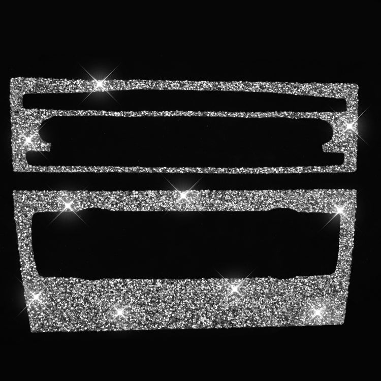 For BMW 3 Series E90 / E92 2005-2012 Car Aircondition CD Control Panel Basic Diamond Decorative Sticker