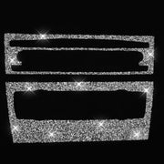 For BMW 3 Series E90 / E92 2005-2012 Car Aircondition CD Control Panel Basic Diamond Decorative Sticker