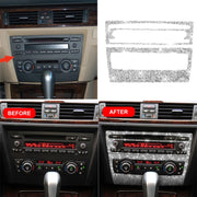 For BMW 3 Series E90 / E92 2005-2012 Car Aircondition CD Control Panel Basic Diamond Decorative Sticker