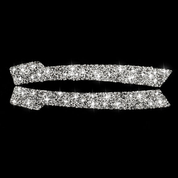 For Mercedes-Benz A/B/C/E Class Car Rearview Mirror Anti-collision Strip A Diamond Decorative Sticker, Left and Right Drive
