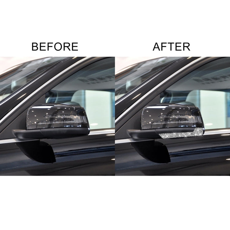 For Mercedes-Benz A/B/C/E Class Car Rearview Mirror Anti-collision Strip A Diamond Decorative Sticker, Left and Right Drive