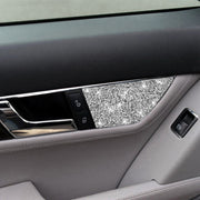 For Mercedes-Benz C-class W204 2007-2013 Car Seat Adjustment A Diamond Decorative Sticker, Right-hand Drive
