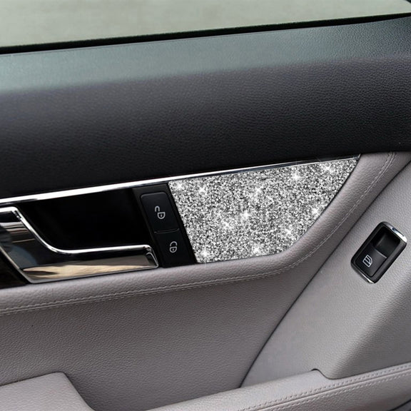For Mercedes-Benz C-class W204 2007-2013 Car Seat Adjustment A Diamond Decorative Sticker, Right-hand Drive